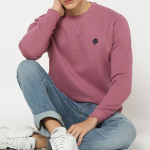 Dernier modèle de sweat-shirt d'hiver pour homme avec col ras du cou manches longues Logo personnalisé et imprimé 100% coton respirant - Product Image 4