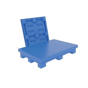 Paleta de Plástico Resistente KISS PALLET, Diseño Rotomoldeado, Entrada de 4 Vías, 1200x1000x160, Material de Almacenamiento para Almacenes - Product Image 1