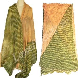 WAVE DESIGN FIL TEINT Polyester Casual Checkered Scarf Long Handmade Indian Wedding Gift Couleurs assorties Poids léger Printemps - Product Image 4