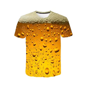 T-shirts pour hommes Premium Plus Size Respirant Dye Sublimation Importé Pakistanais Poly-Cotton International Print Design - Product Image 1