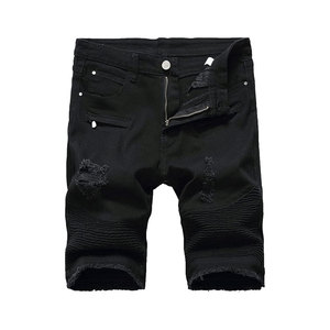 Wholesale Price Outdoor Use Men Casual <b>Jeans</b> Short Custom Logo Oversized Light Weight Men <b>Jeans</b> Short - Product Image 1