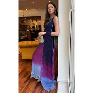 Trendy Purple Chiffon Floral Print Women's Two-Piece Dress Casual Hooded Short <b>Tops</b> <b>Rhinestone</b> Decoration Short Pants for Autumn - Product Image 3