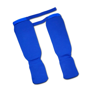 Espinillera de boxeo multicolor personalizable, cuero PU, diseño transpirable ajustable, protección de alta calidad - Product Image 4