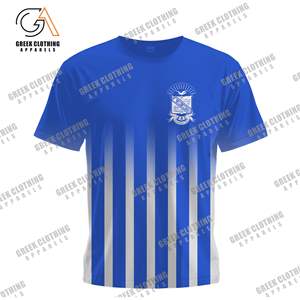 Antiarrugas 100% algodón Phi Beta Sigma venta al por mayor Drop Shoulder transpirable camiseta de gran tamaño impresión personalizada bordado camiseta - Product Image 5