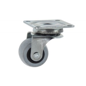 ล้อยางบนแบริ่ง, เส้นผ่าศูนย์กลาง: 30 (ความจุสูงถึง20กก.), สีเทา - Product Image 1