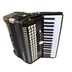 Acordeón diatónico de tres filas de lenguetas Calvos para principiantes adultos, 41 teclas, 120 bajos, instrumento musical portátil tipo piano - Product Image 1