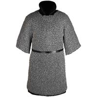 Armure en maille métallique fonctionnelle au design tendance pour la scène, permettant des mouvements fluides et des performances de combat réalistes