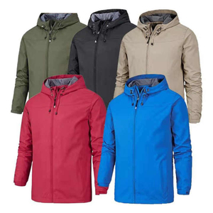 Chaqueta cortavientos impermeable ligera a prueba de viento para exteriores para hombres Chaqueta cortavientos de proveedor al por mayor a granel - Product Image 6