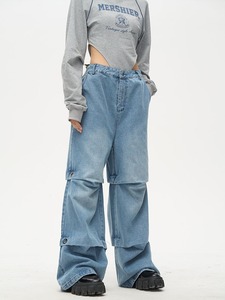 Pantalon en jean pour homme à impression personnalisée, coton de haute qualité, lavage clair, ample, taille plus, pantalon en jean pour homme - Product Image 4
