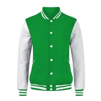 Services OEM – Nouvelle veste universitaire de baseball pour homme, printemps, avec logo brodé en chenille, 100 % coton, respirante à l'avant