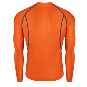 100% Top Haute Qualité Compression Fitness Costume À Manches Longues À Séchage Rapide Respirant Solide Motif Compression Ensemble - Product Image 2