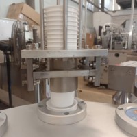 Machine de remplissage et de scellage de gobelets pour yaourt, eau et pâte