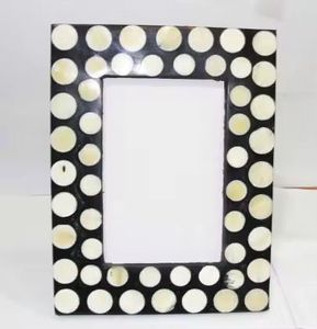 Marco de fotos de hueso de resina de alta calidad personalizable, diseño de hueso hecho a mano para oficina en casa, artículo más vendido - Product Image 2