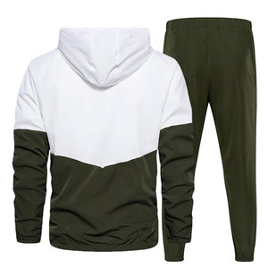 Ensemble de survêtement d'hiver personnalisé pour homme 100 % polyester, sweat à capuche et pantalon de jogging, avec logo uni, en polaire respirante, grandes tailles - Product Image 6