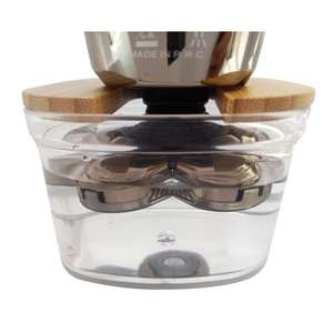 Soporte de Bambú para Afeitadora Eléctrica y Maquinilla de Afeitar Facial, Compatible con Base de Enjuague para un Uso Conveniente - Product Image 6