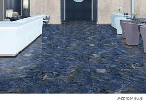 Carreaux de sol en céramique Surface brillante super grise 600x1200mm Design moderne Marbre Look for Living Room Hotel Firebrick Function - Product Image 6