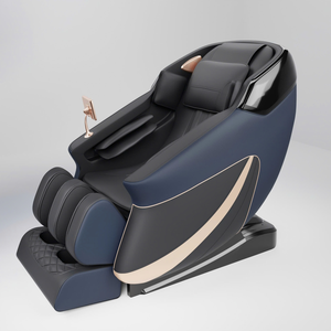 เก้าอี้นวดเทคโนโลยี4D ทันสมัย Business-Class 16โปรแกรมแบบเข้มข้นระบบบลูทูธหนัง PU ไร้แรงโน้มถ่วง - Product Image 1