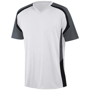 Camiseta de fútbol para hombre, camiseta de secado rápido para deporte, Fitness, cuello en V, camiseta de alta calidad, nueva moda, poliéster personalizado, OEM - Product Image 1
