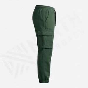 กางเกงคาร์โก้ผู้ชายขายดี ราคาสุดคุ้ม สไตล์สตรีทแวร์ ผ้าไม่ยับ สีพื้น ย้อมสีเรียบ  รับสั่งทำสีตามต้องการ ทนทาน ใส่สบาย - Product Image 3