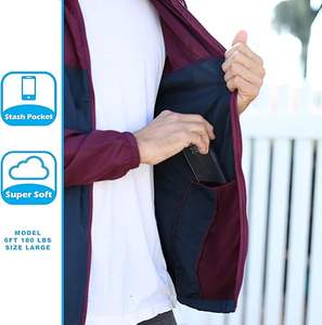 เสื้อแจ็กเก็ตกันลมออกแบบได้ตามต้องการเสื้อผ้าแนวสตรีทแฟชั่น OEM ด้านหน้าระบายอากาศได้ดี - Product Image 6