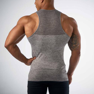 bulk wholesale <b>gym</b> tank tops <b>mens</b> sleeveless breathable workout training <b>vest</b> athletic fitness custom summer casual wear - Product Image 2
