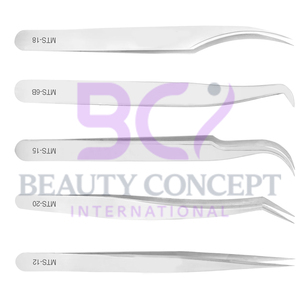 Extension de cils en acier inoxydable de qualité Highland Pince à épiler greffée Volume d'isolation antidérapant léger Utilisation facile Beauté Haute - Product Image 2
