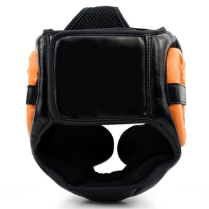 Protector de cabeza de boxeo de entrenamiento cómodo del fabricante superior Cuero y PU Cara-Patrón Demanda del cliente-Protección - Product Image 3