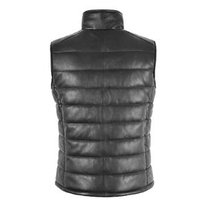 Chaleco de piel de oveja negra para mujer, nuevo estilo, 2022 - Product Image 6