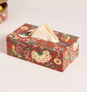 Elegante caja de pañuelos de madera maciza caja de servilletas esmaltada elegante soporte de pañuelos inteligente caja de pañuelos más vendida - Product Image 3
