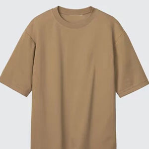 100% tissu doux t-shirts AIRism coton t-shirts surdimensionné haut de rue Premium sonnerie unisexe t-shirt pour hommes femmes - Product Image 5