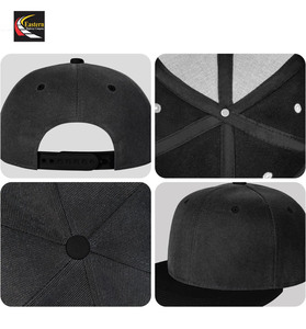 Gorras Snapback ajustadas Unisex de 6 paneles de alta calidad Sombrero Snapback de Hip Hop con logotipo bordado 3D personalizado - Product Image 6