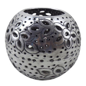 Vase à fleurs longue durée argent Nickel automne vente divers Pot plantes d'extérieur en céramique Pots de fleurs faits à la main artisanat - Product Image 6