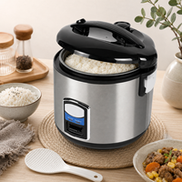 Autocuiseur Électrique Automatique en Acier Inoxydable avec Cuve Antiadhésive et Fonction Maintien au Chaud pour Maison, Hôtel, Restaurant, Cuisine - Offre Spéciale