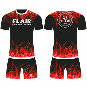 Camiseta de fútbol para niños de diseño retro personalizado, la mejor calidad, 100% poliéster, cómoda, transpirable, Parte delantera corta, conjuntos de nombre OEM nacional - Product Image 6