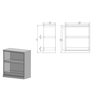 Armadio chimico Protect CS 102, con porte a battente, incl. vasca di base e 1 vasca di raccolta - Product Image 2