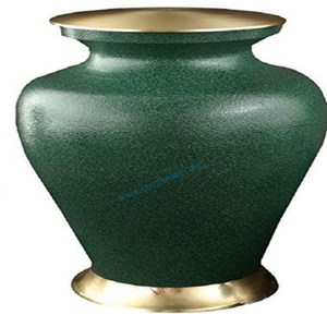 Ollas y tarros de cenizas funerarias de cremación de aluminio de Color negro de calidad Superior diseño maravilloso urnas de decoración del hogar de gran tamaño India - Product Image 6