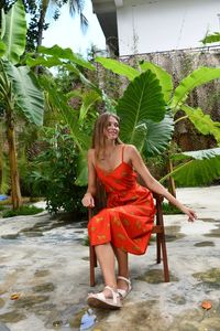 Robe d'été légère pour femme Silhouette fluide élégante avec sangle spaghetti réglable Robe d'été décontractée - Product Image 6