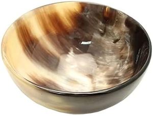 Bol de table à manger en corne de buffle sculpté à la main au design élégant avec une texture unique pour les collections de cuisine haut de gamme au prix le plus bas - Product Image 5
