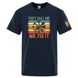 เสื้อยืดผ้าฝ้าย100% สำหรับผู้ชายเสื้อยืดพิมพ์โลโก้แบรนด์ตามสั่ง - Product Image 5