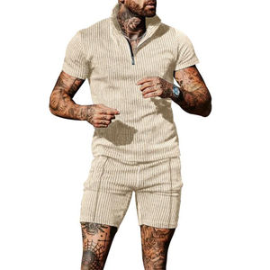 Conjunto de 2 piezas de verano con sublimación personalizada para hombre 2025, camisetas y pantalones cortos de manga corta, chándal informal elegante, conjunto de verano - Product Image 2