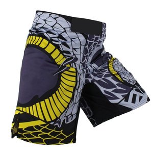 Produit de haute qualité 100% Polyester MMA Shorts tache Muay Thai boxe court pour hommes MMA Compression Shorts Boxer combat porter BBJ - Product Image 6