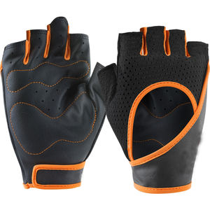 Gants d'entraînement de gymnastique en cuir pour femmes demi-doigt de haute qualité avec fermeture Velcro antidérapante Logo personnalisé pour les sports d'haltérophilie - Product Image 1