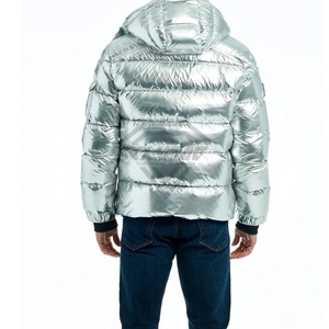 Chaqueta Acolchada de Alta Calidad para Hombre, con Logotipo Personalizado, Corte Ajustado, Informal, Otoñal, Ecológica, con Cuello Alto, Cálida - Product Image 6