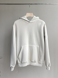 Sweat à capuche de qualité supérieure à capuche 100% coton étiquette surdimensionnée sweats à capuche pour hommes imprimé bouffant - Product Image 5