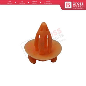 BCF5030 10 Pièces Fixations de garniture de porte couleur orange pour 51411973500 - Product Image 2
