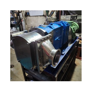 Pompes à lobes rotatifs sanitaires en acier inoxydable pour le transfert de liquide hygiénique dans les industries des boissons laitières alimentaires - Product Image 1