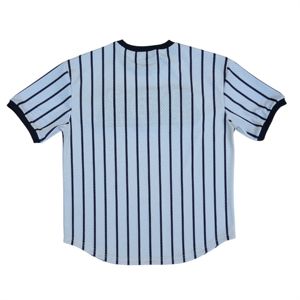Camiseta de béisbol a rayas-Camiseta de malla Tuk Neutral 11/1 | Letras de chenilla bordadas | Ropa de fraternidad y hermandad - Product Image 2