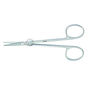 Iris 11,5 cm Instrumentos quirúrgicos dentales de acero inoxidable Fuente de alimentación manual Tijeras de goma Sharp-Sharp - Product Image 1
