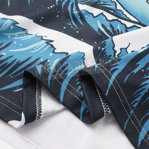 T-shirts en jersey respirant grande taille pour hommes, sublimation, vente chaude / Personnalisez votre logo de marque en polyester/coton pour la vente en gros, style streetwear - Product Image 4