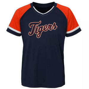 Maillot de baseball de style libre à vendre Conception personnalisée Maillot de baseball à manches courtes et deux boutons en noir - Product Image 5